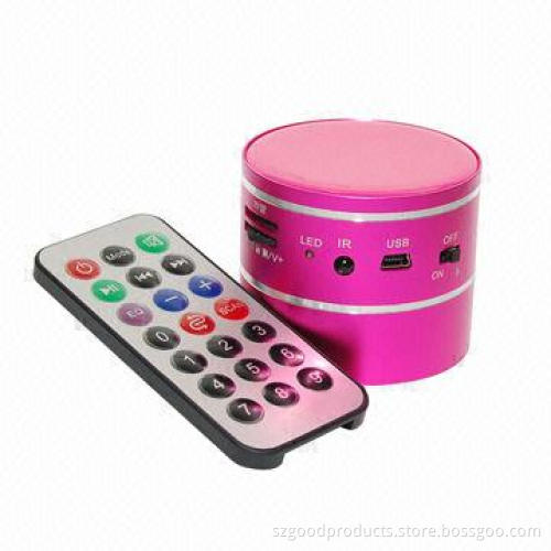 Vibration Speaker with Mini USB, Bluetooth, microSD Card Reader, FM Radio, Remote Control Feature